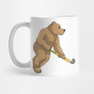 Bear at Hockey with Hockey bat Mug